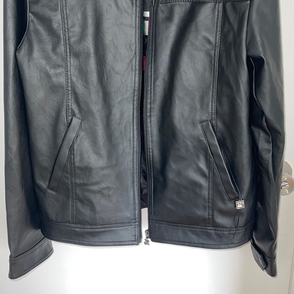 GA Milano faux leather black jacket. Size XL. NWT - Picture 5 of 6